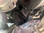 Engine with A/C Compressor