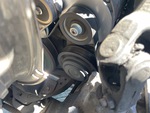 Engine with A/C Compressor