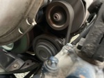 Engine with A/C Compressor
