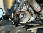 Engine with A/C Compressor