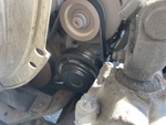 Engine with A/C Compressor