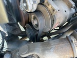 Engine with A/C Compressor