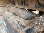 Chassis with Vordere Führungsrolle, Verschleiß