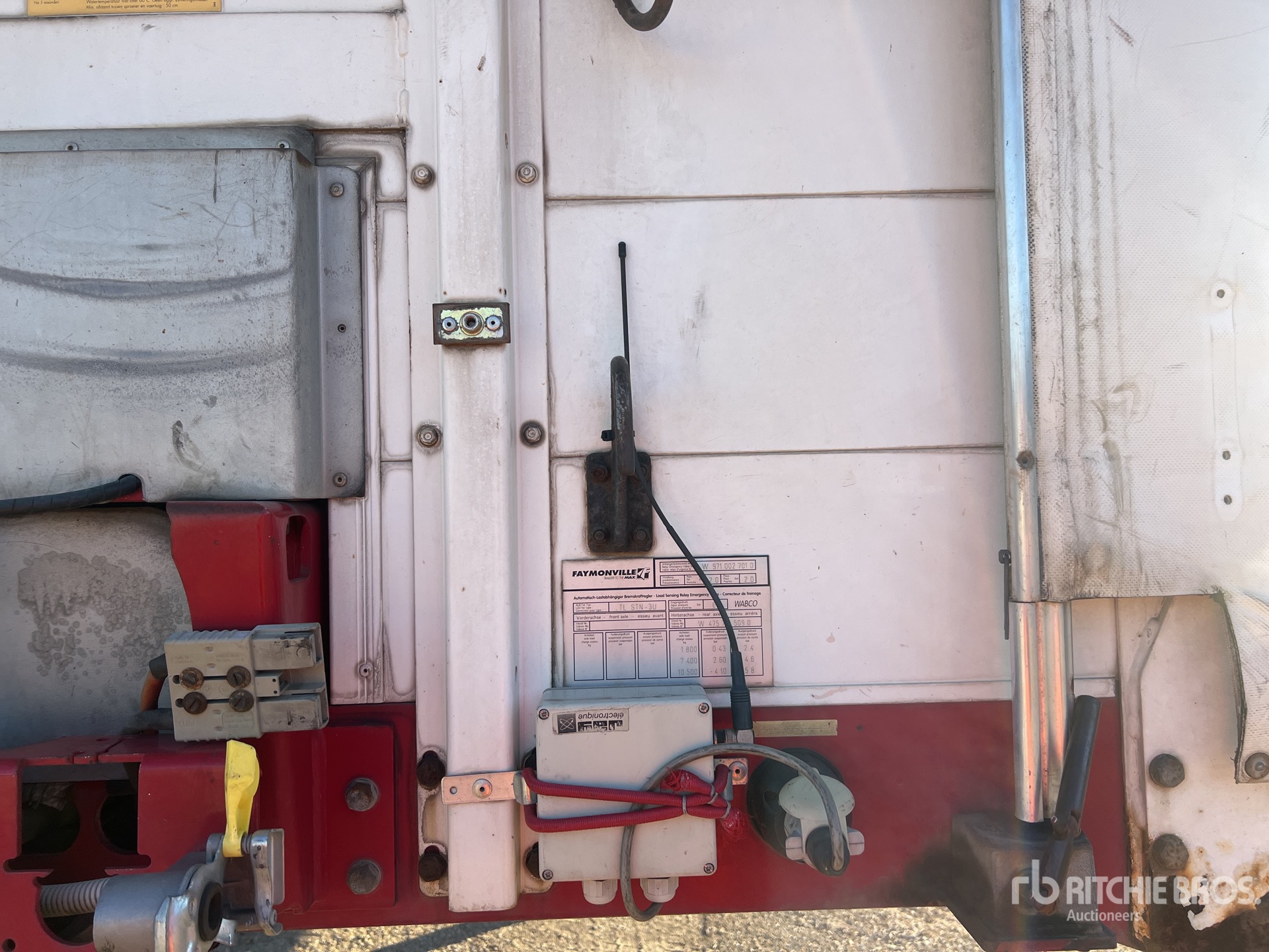 2007 Faymonville 42 TON T/A SEMI-REMORQUE PORTE- ...
