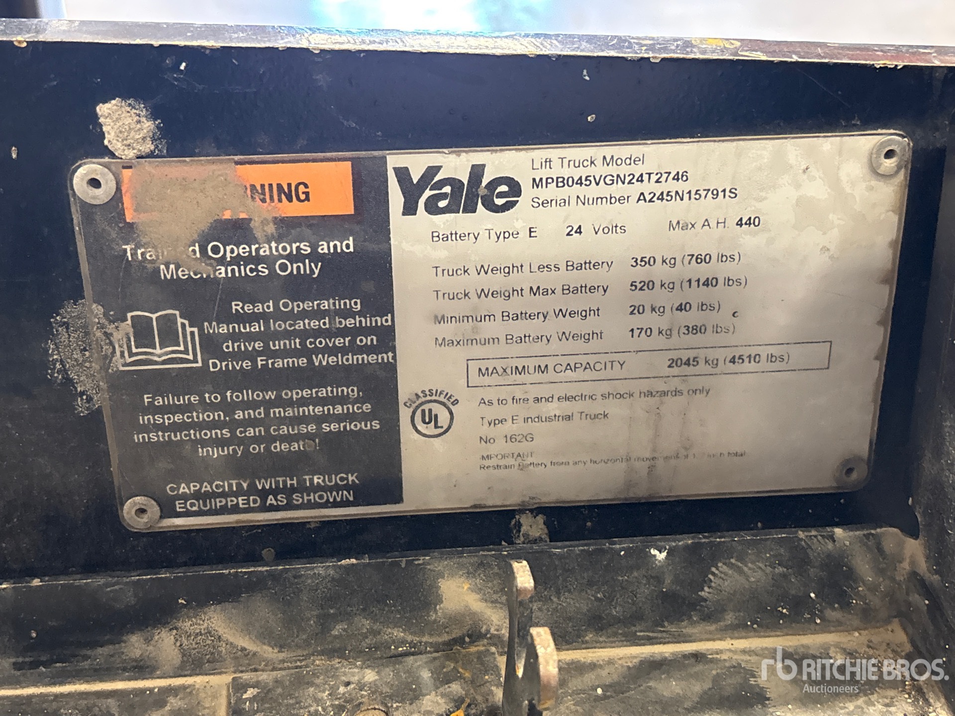 2020 Yale MPB045VG