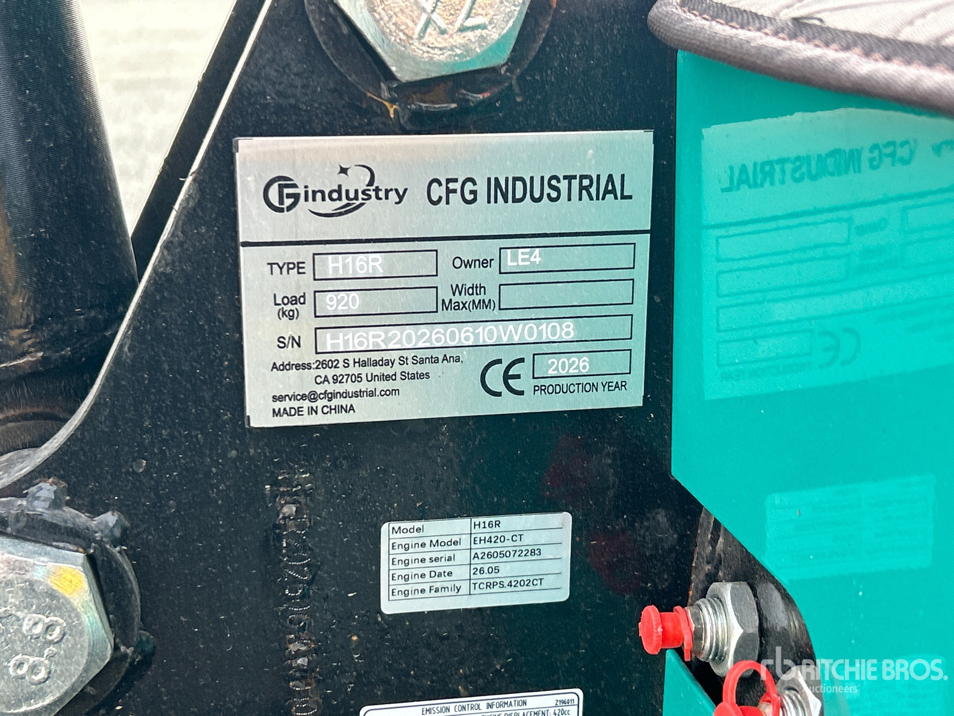 2026 CFG H16R