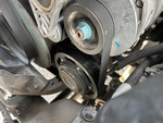 Engine with A/C Compressor