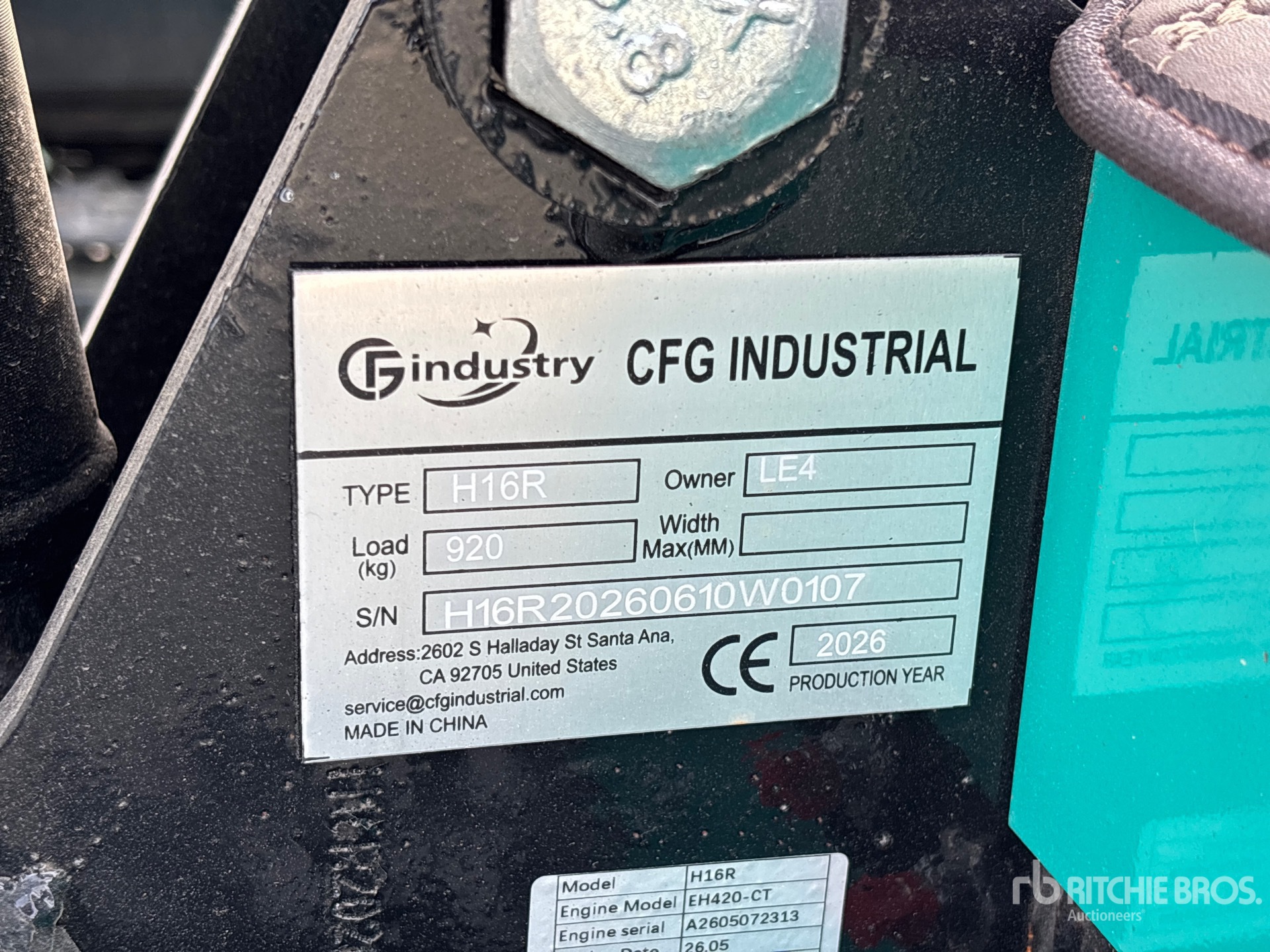 2026 CFG H16R