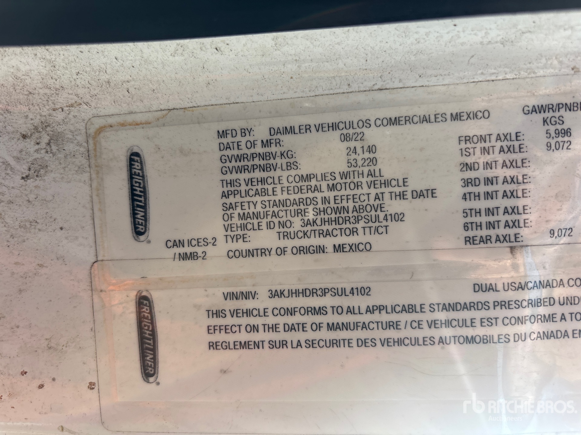 2023 Freightliner CASCADIA 126