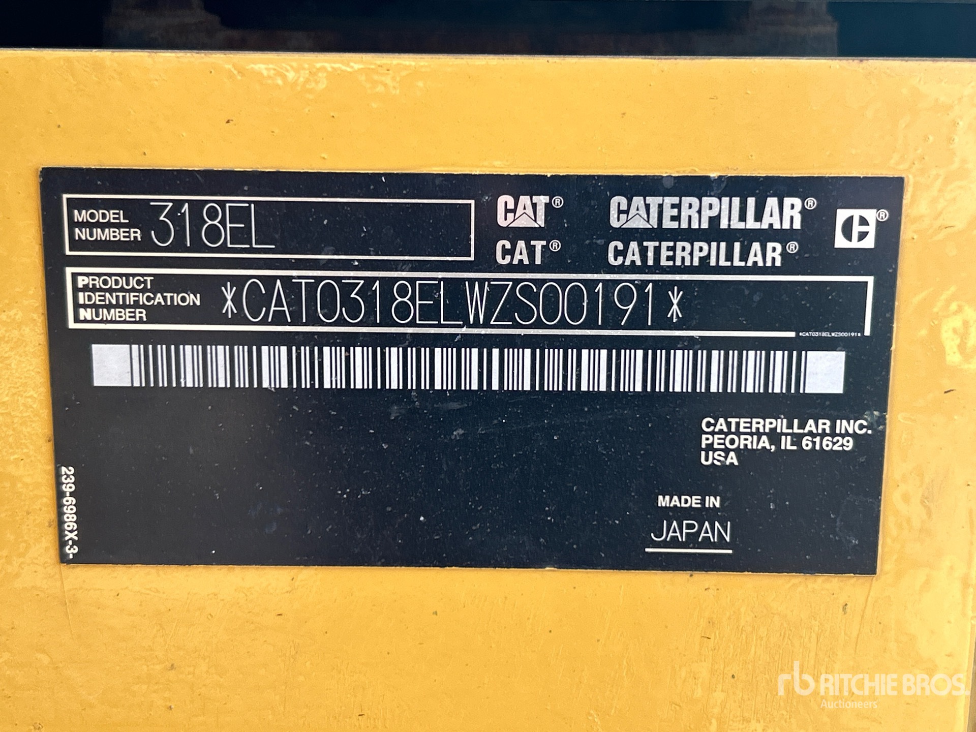 2013 Caterpillar 318EL