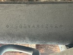 General Appearance with Frame Stamp Serial Number/VIN Photo