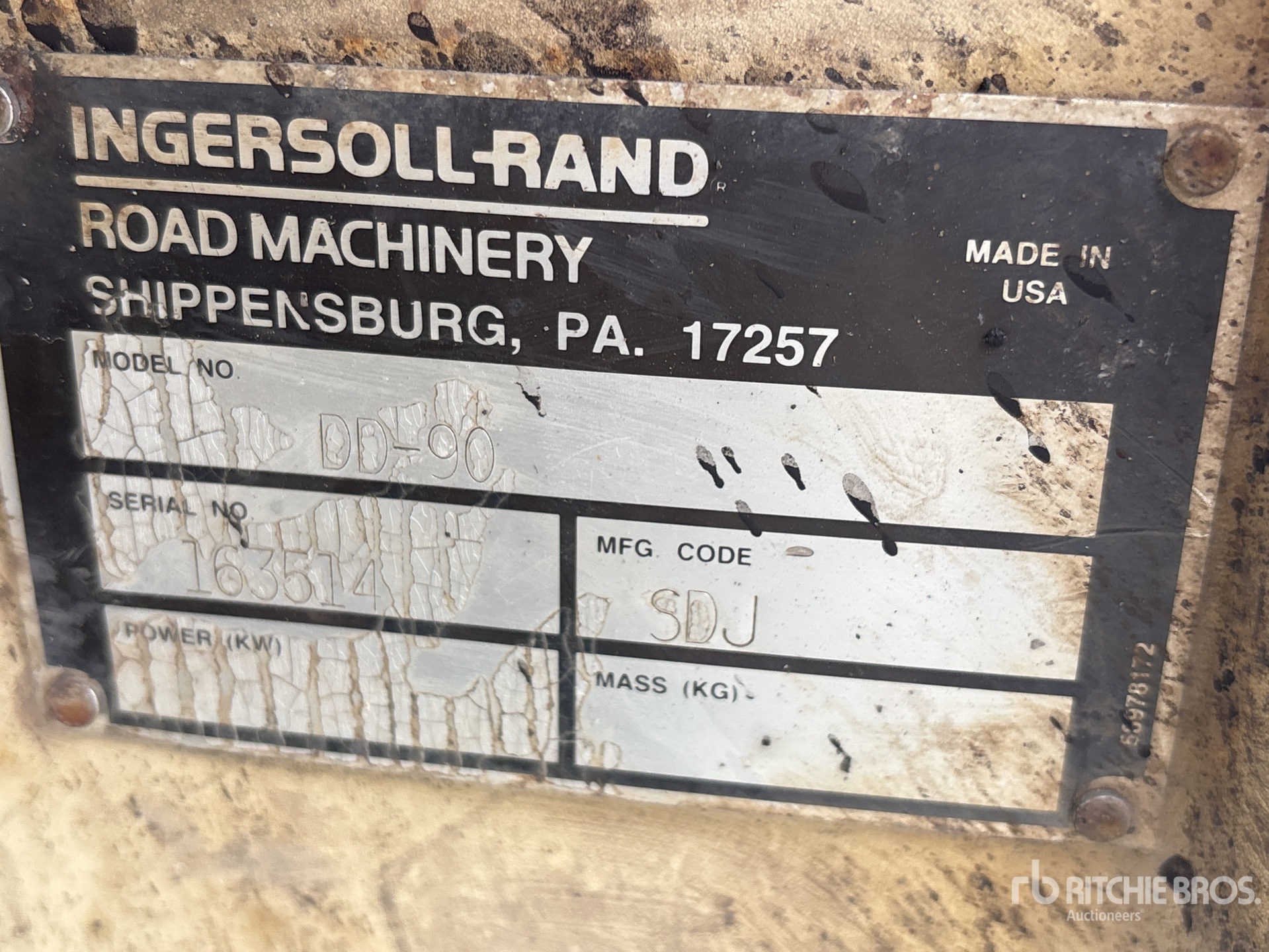 2000 Ingersoll Rand DD-90