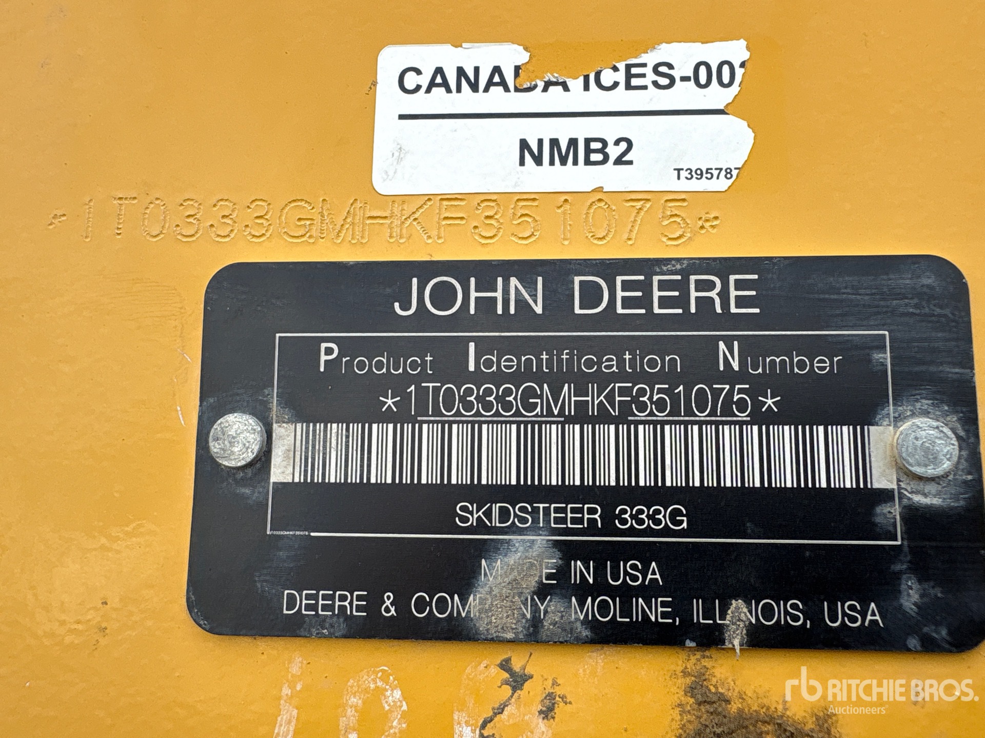2019 John Deere 333G