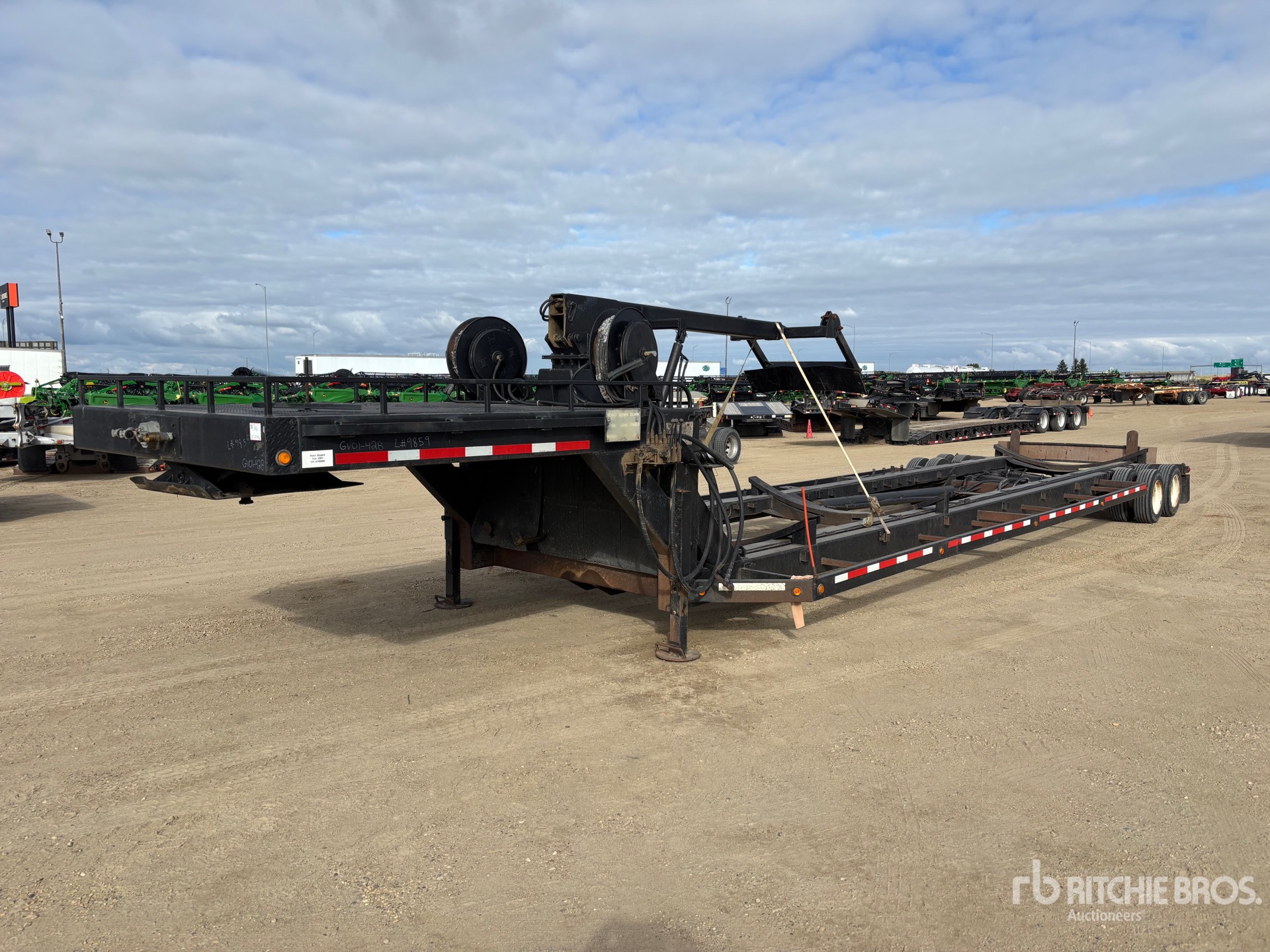 2001 Empire Tank Cradle Trailer