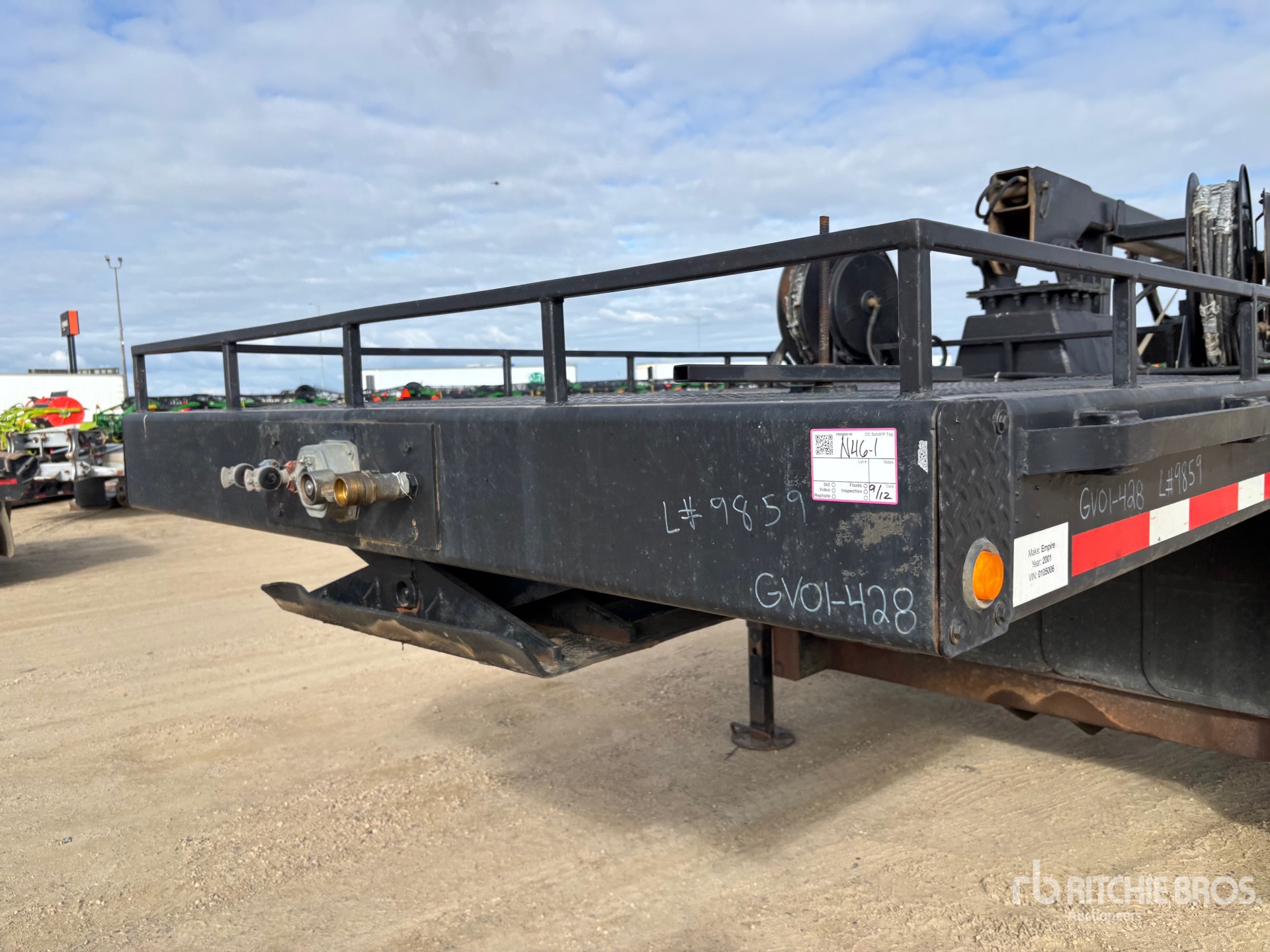 2001 Empire Tank Cradle Trailer