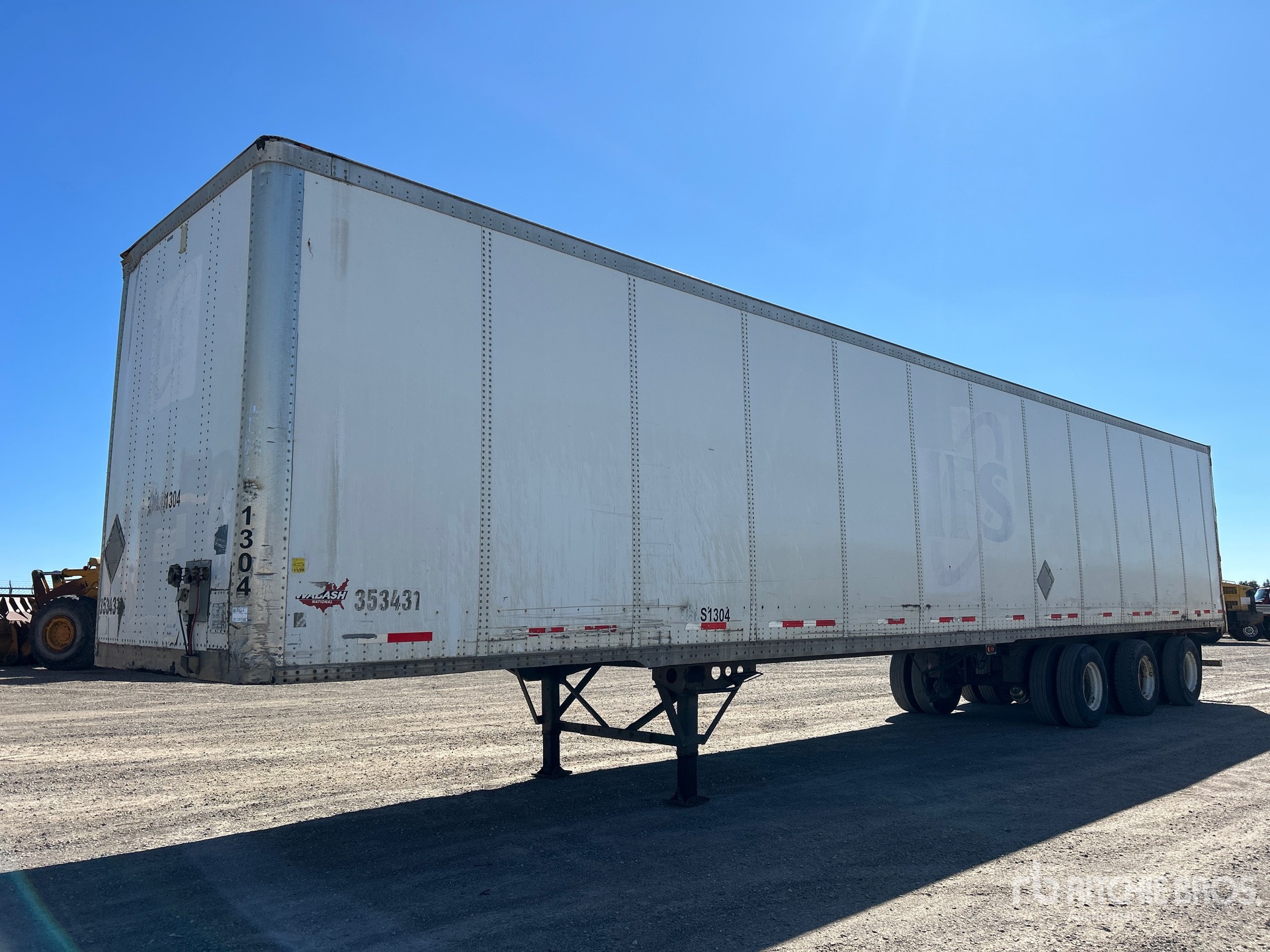 2008 Wabash 53 ft x 102 in Tri/A