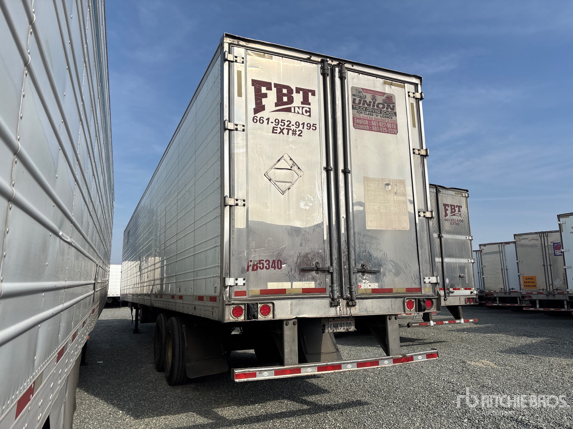 2011 Wabash 53 ft x 102 in T/A