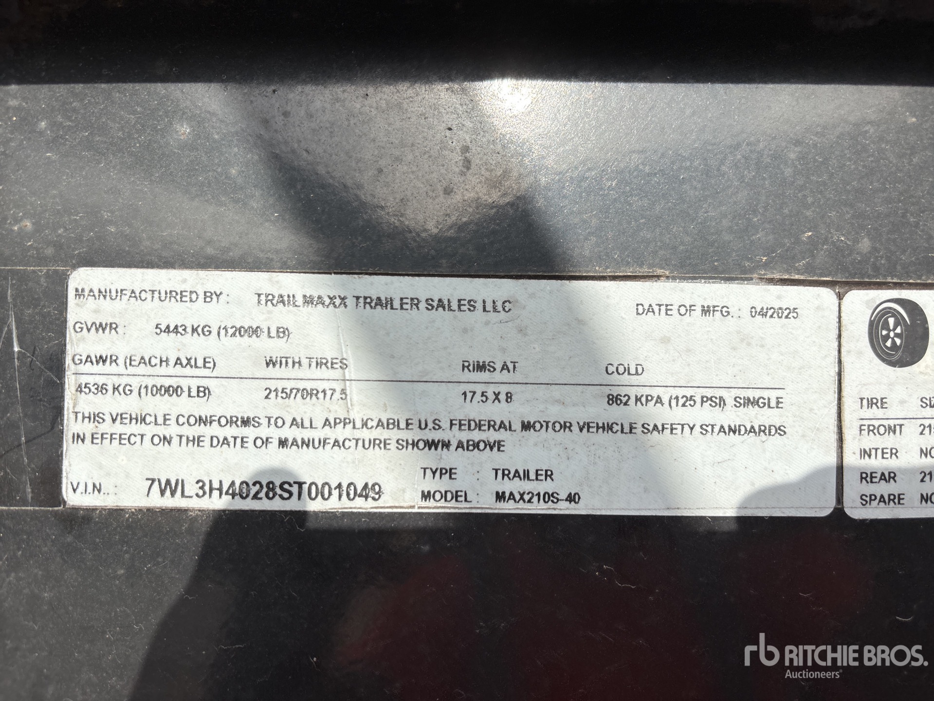 2025 Trailmax MAX