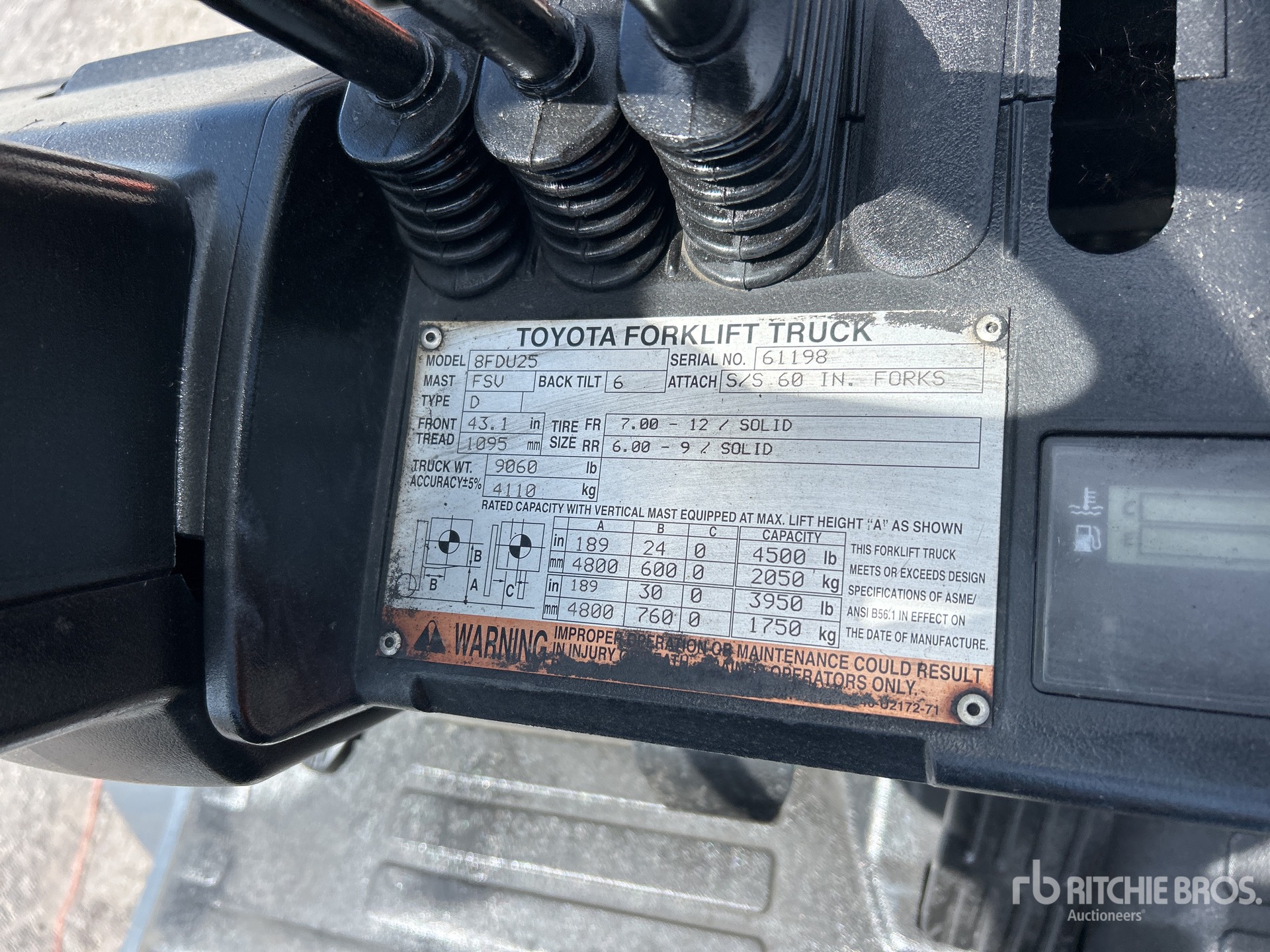 2016 Toyota 8FDU25