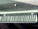General Appearance with Frame Stamp Serial Number/VIN Photo