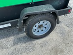 Trailer Chassis with Left Rear Tire