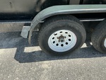 Trailer Chassis with Left Front Tire