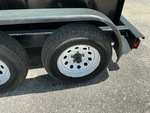 Trailer Chassis with Left Rear Tire