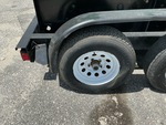 Trailer Chassis with Right Rear Tire