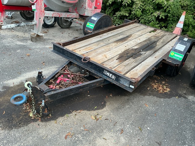 10 ft S/A Equipment Trailer