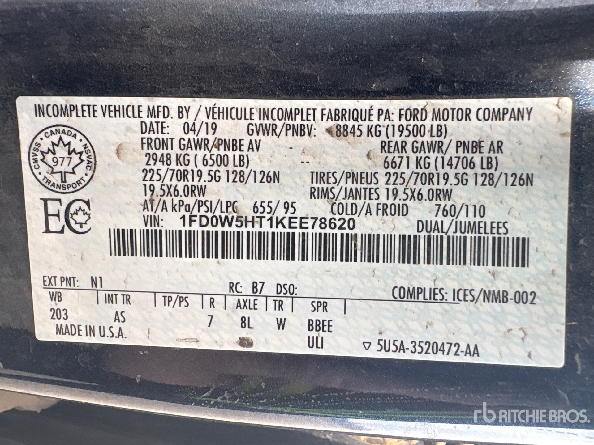 2019 Ford F-550