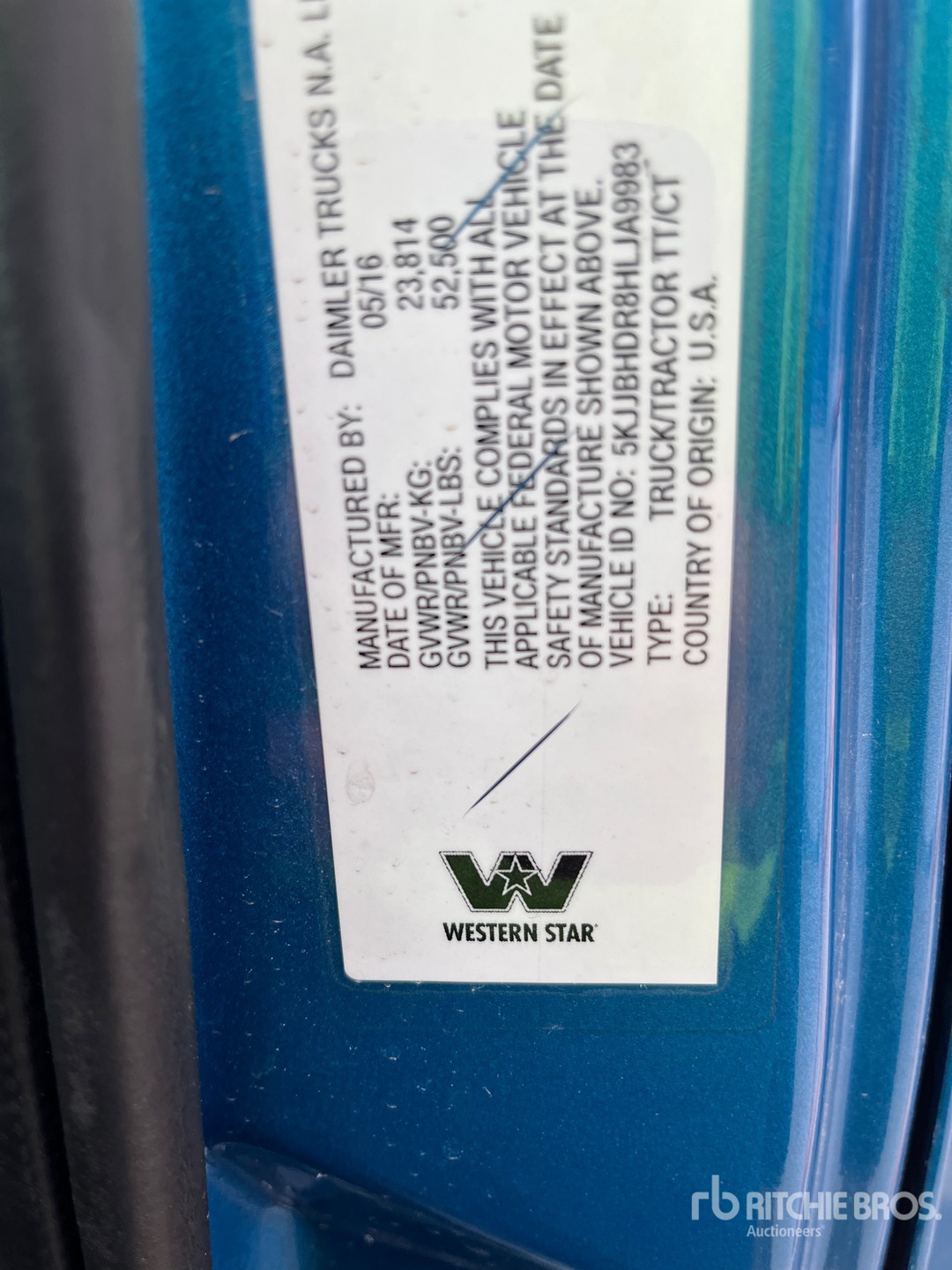 2017 Western Star 5700
