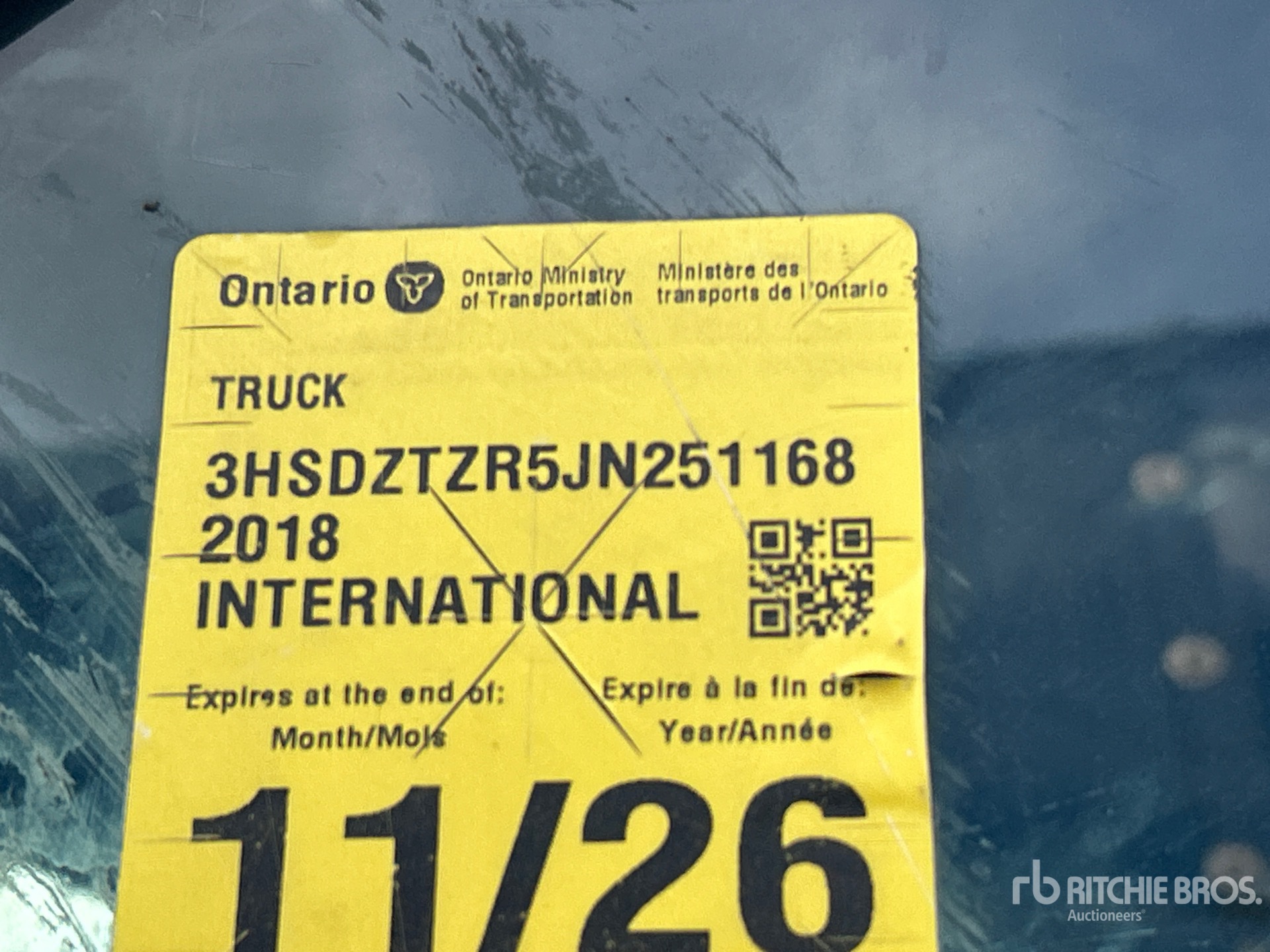 2018 International LT625