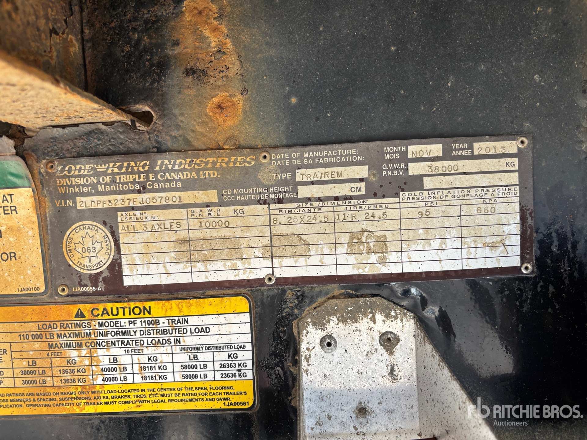 2014 Load King 32 ft Super B-Train Lead