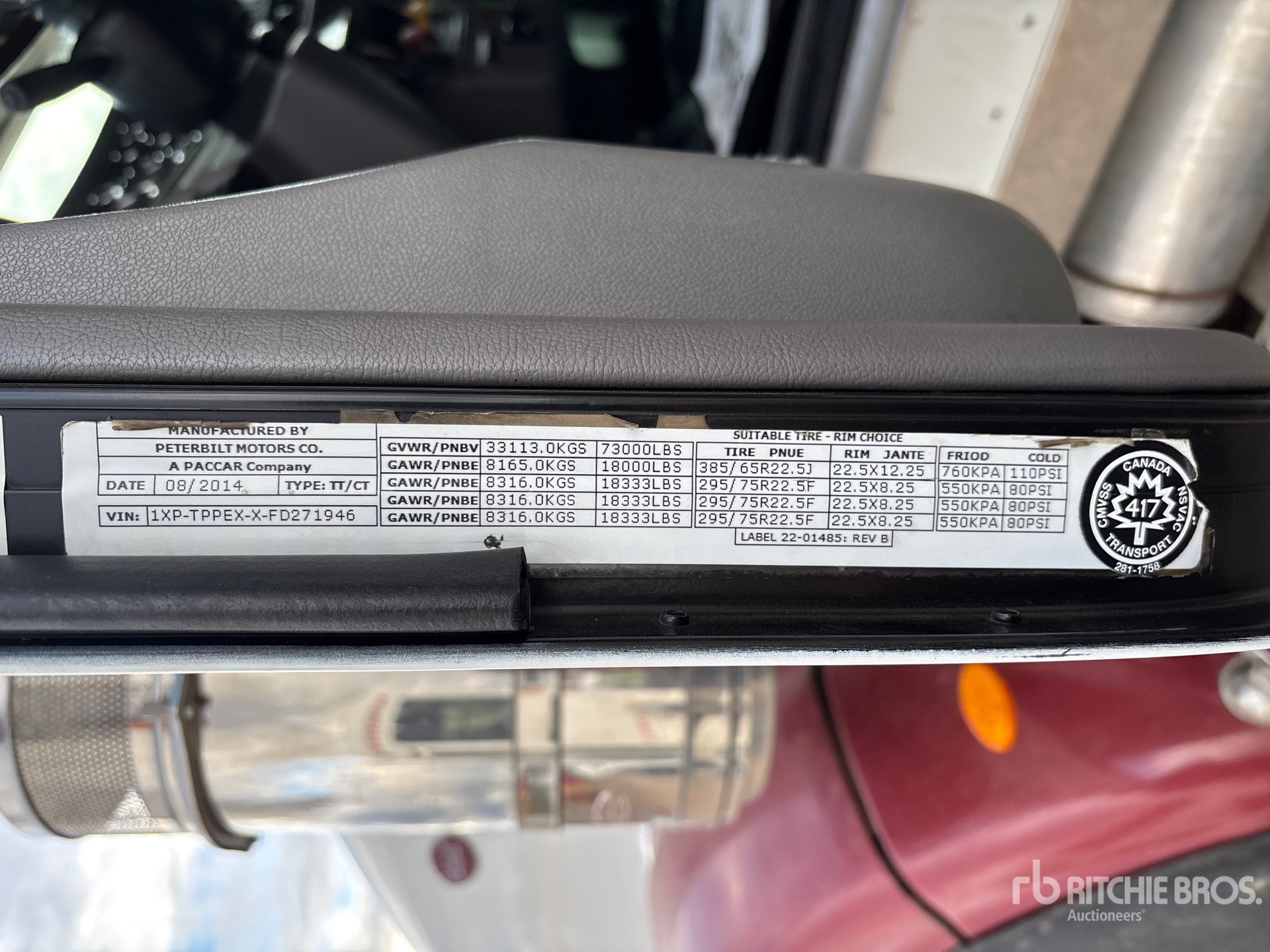 2015 Peterbilt 367