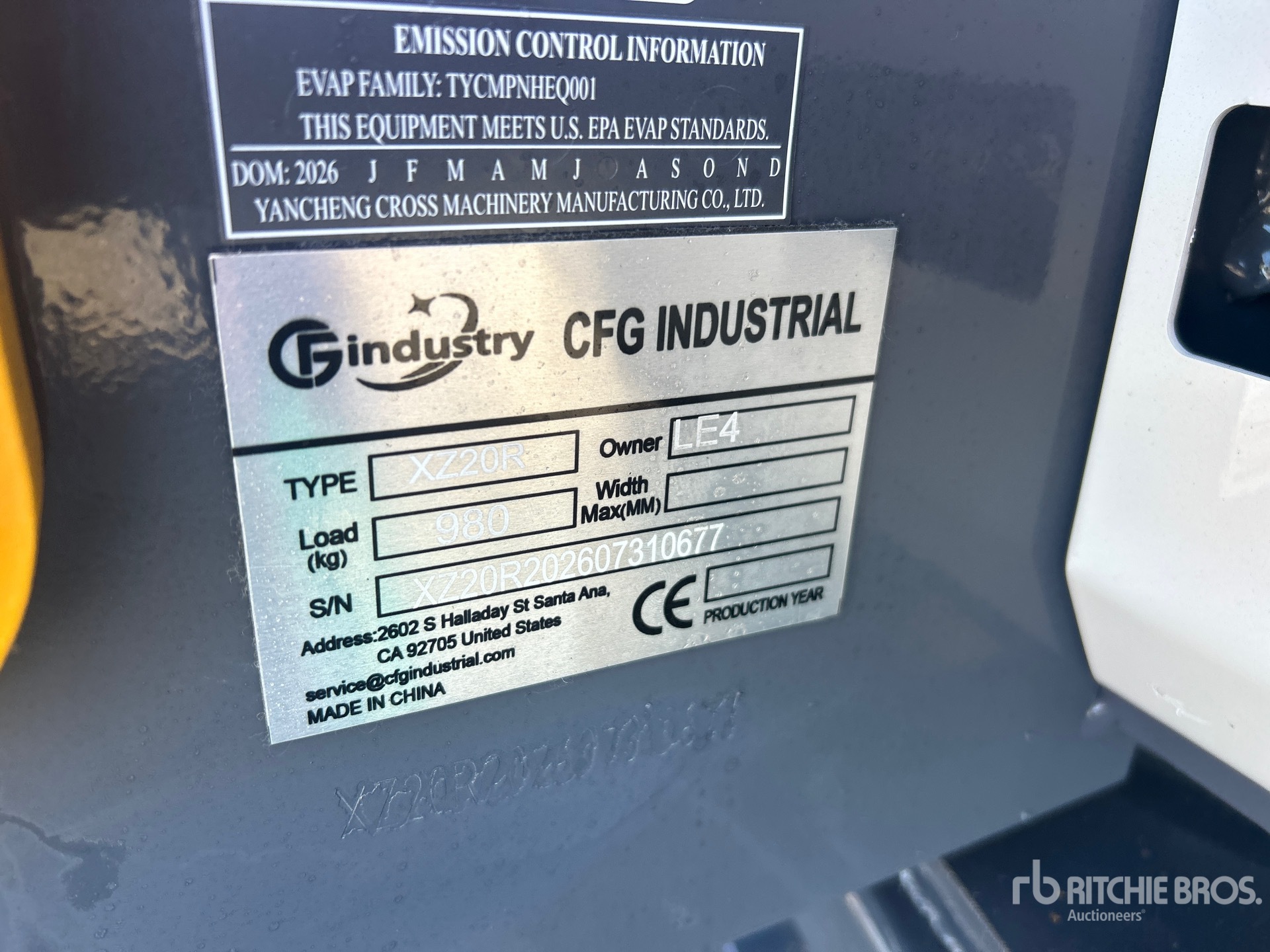 2026 CFG XZ20R
