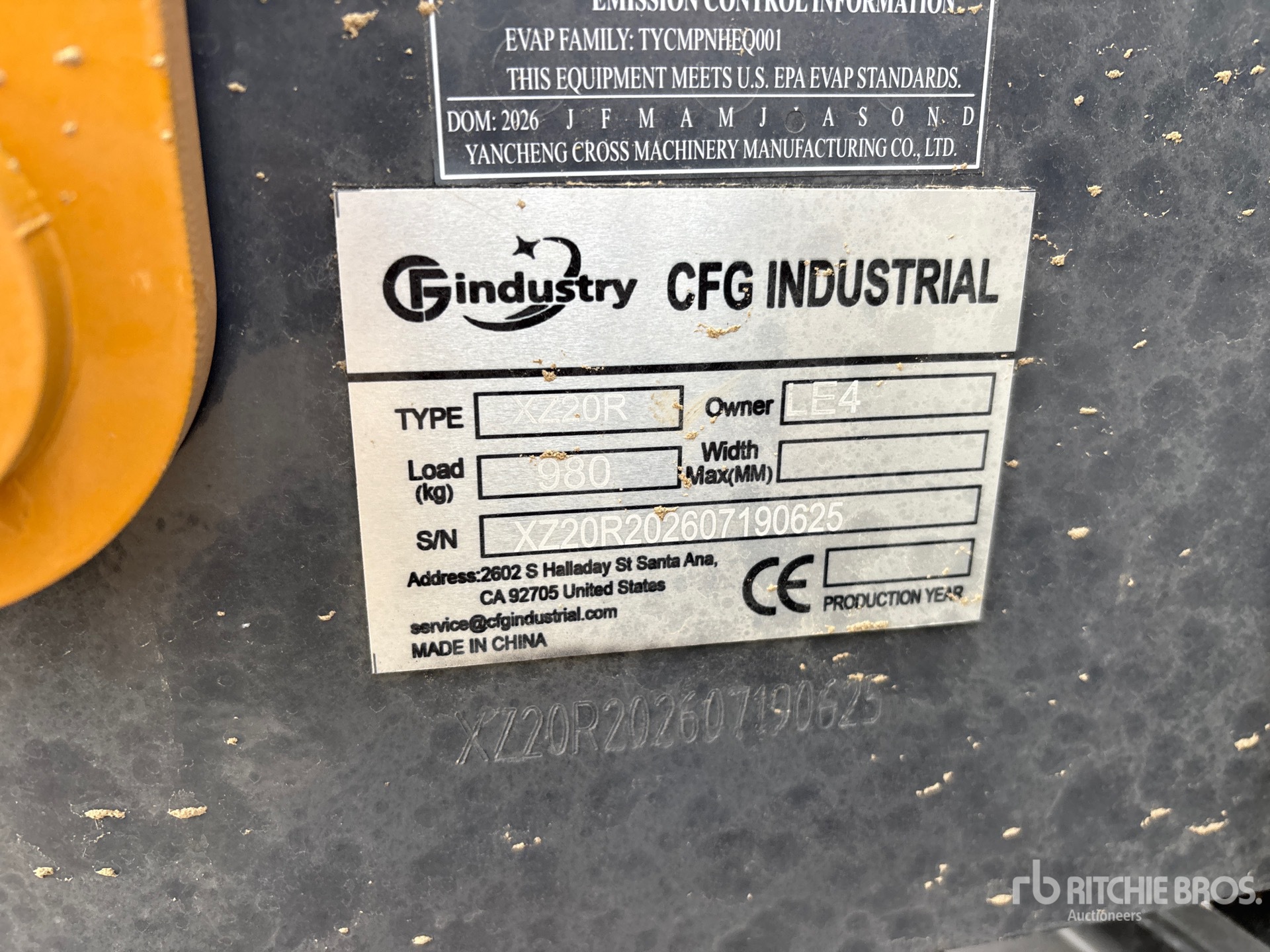 2026 CFG XZ20R