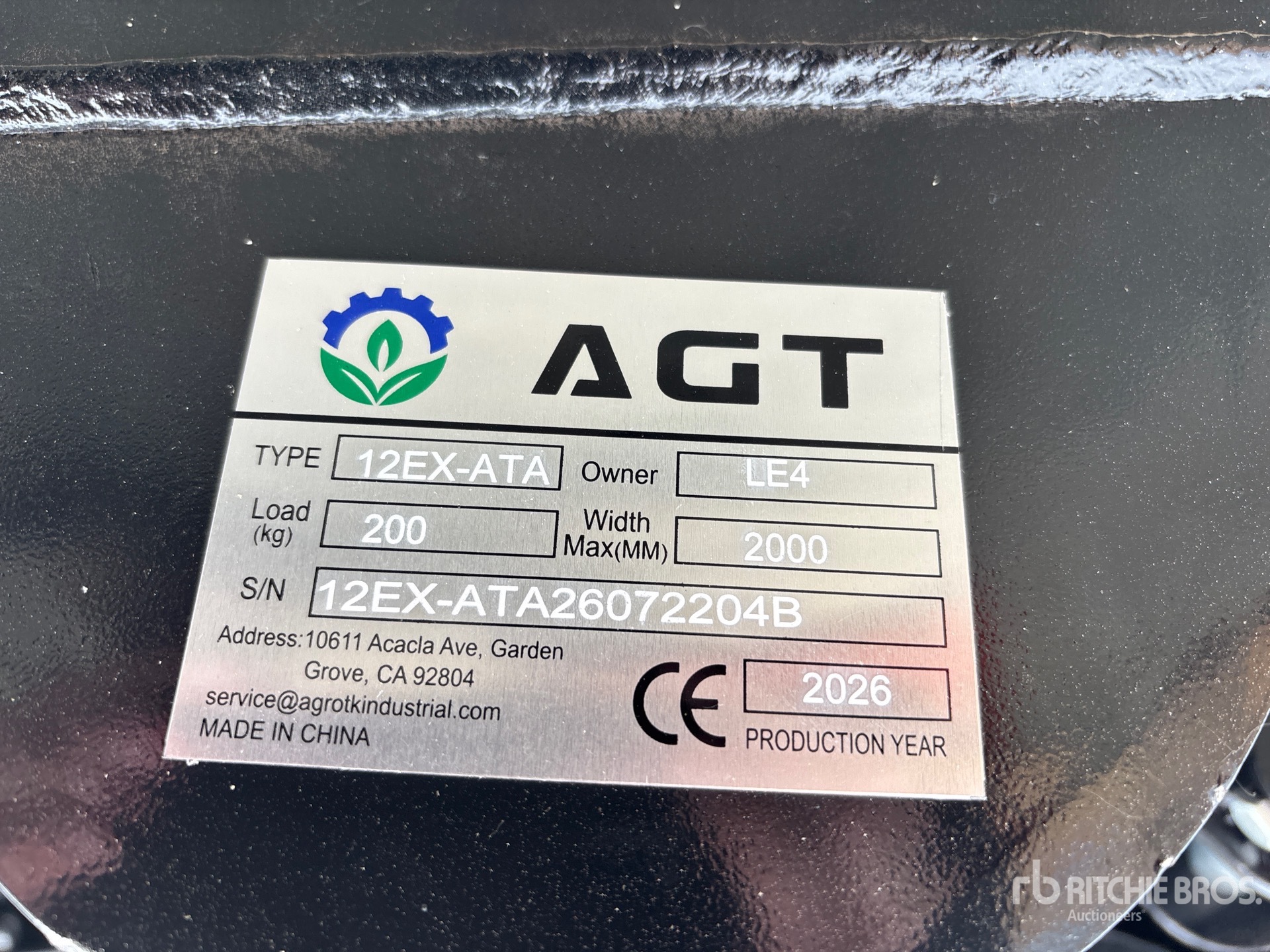 2026 AGT 12EX-ATA
