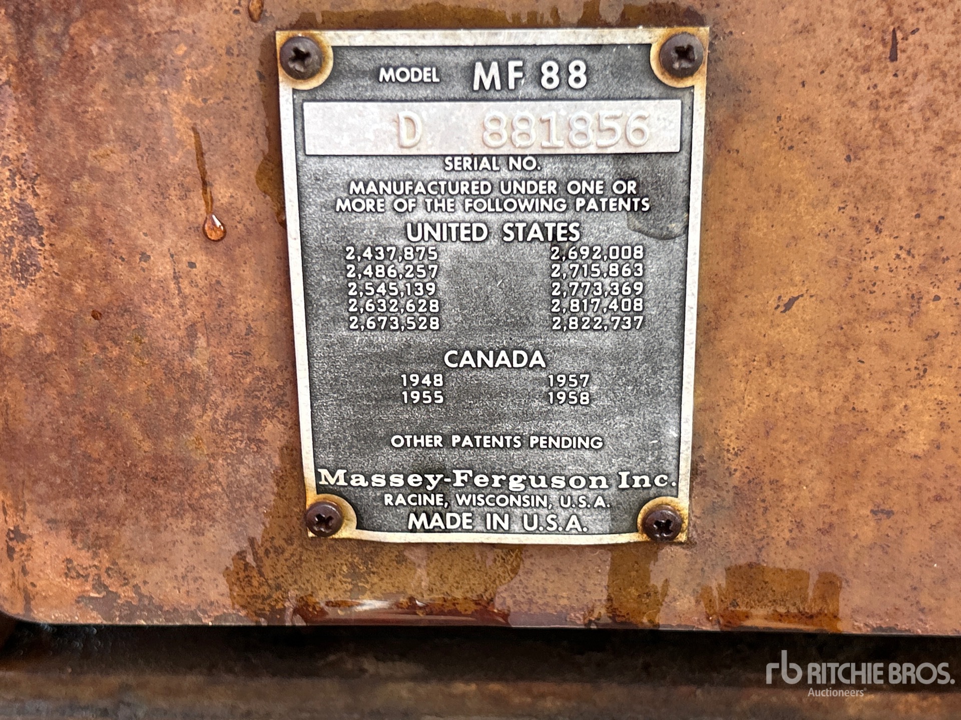 1960 Massey Ferguson 88