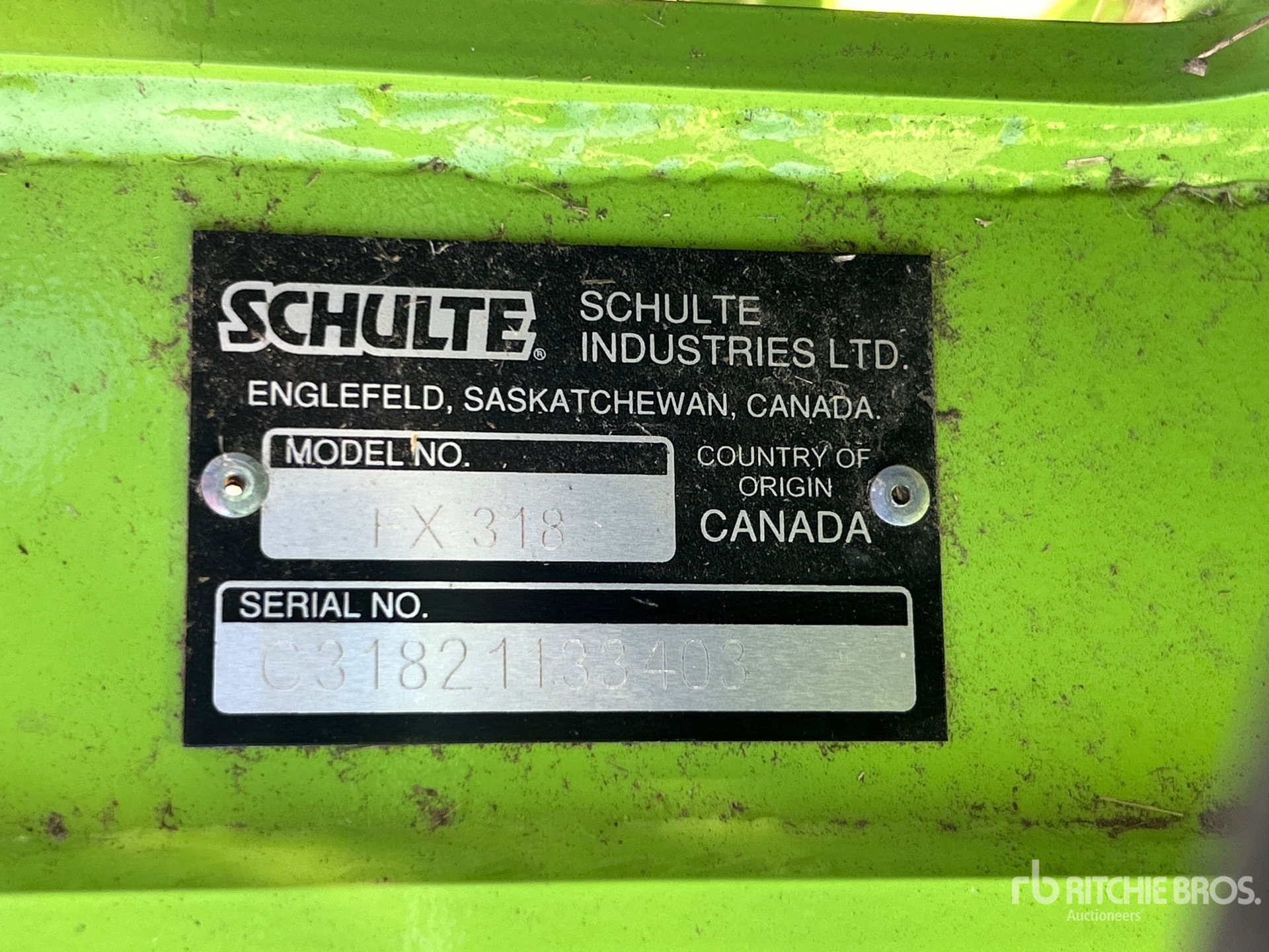2024 Schulte FX-318