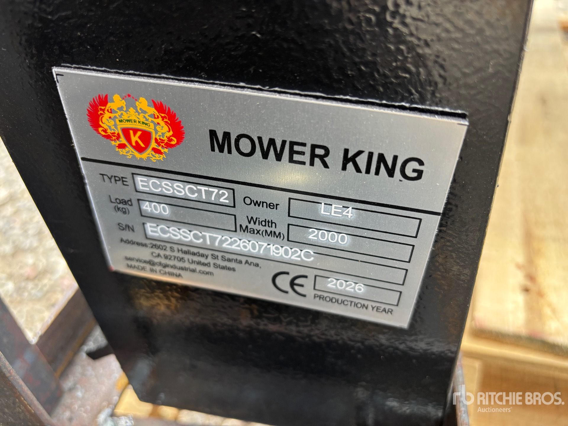 2026 Mower King ECSSCT72