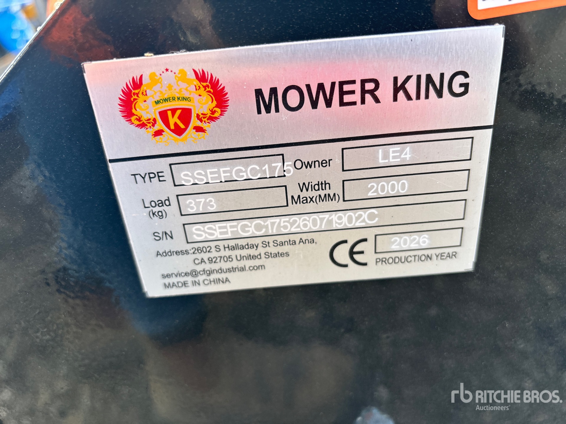 2026 Mower King SSEFGC175