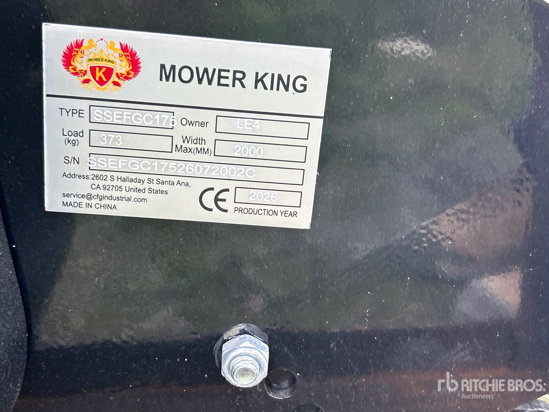 2026 Mower King SSEFGC175