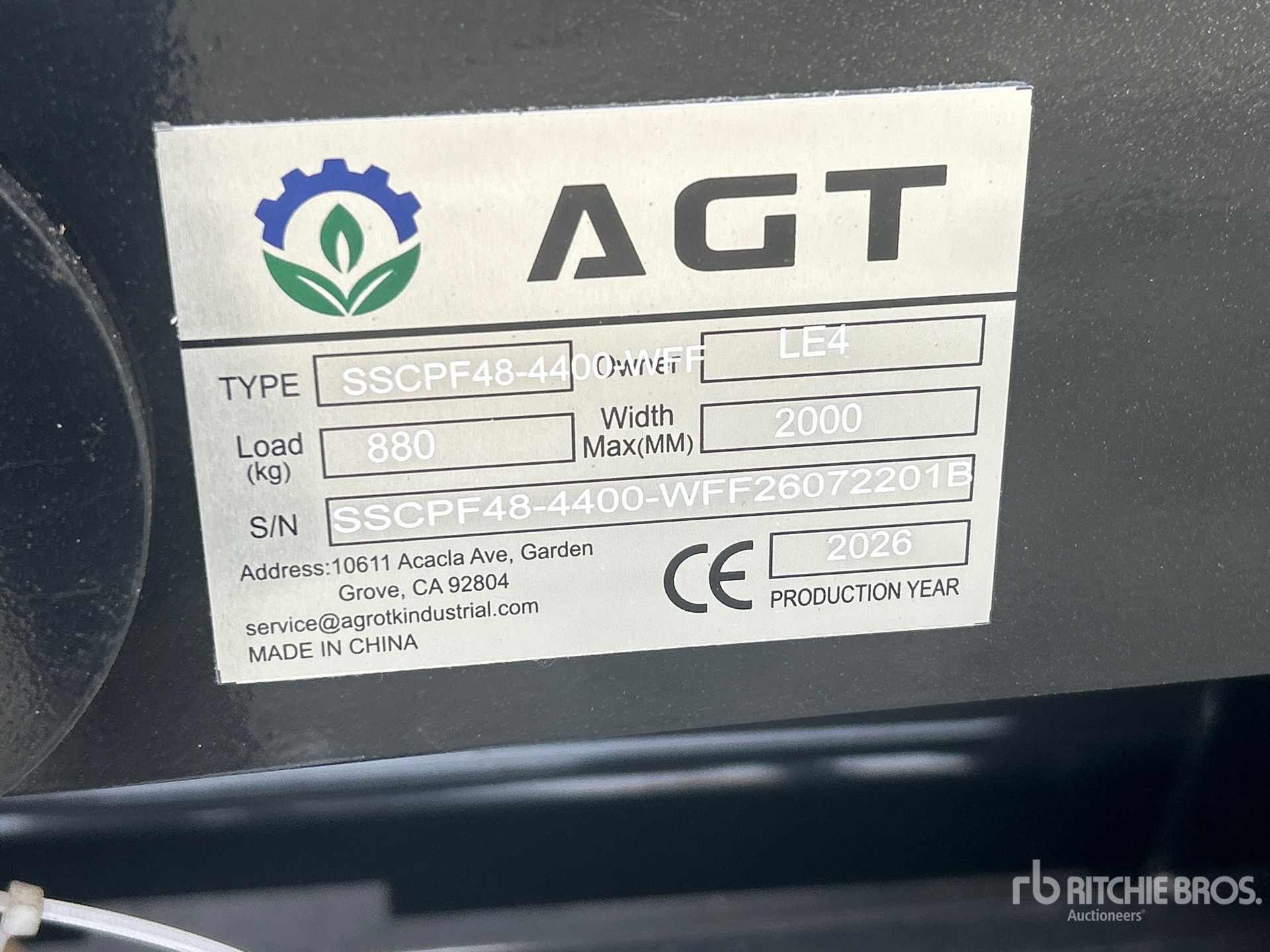 2026 AGT SSCPF48-4400-WF