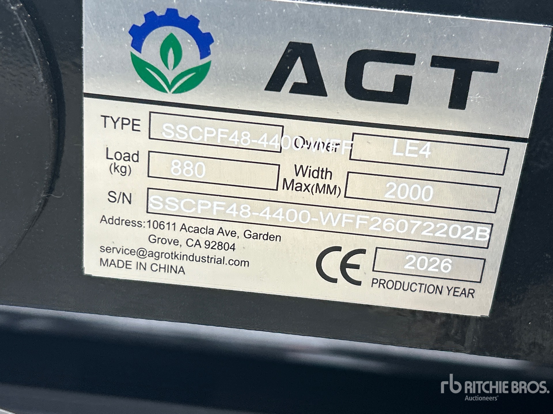 2026 AGT SSCPF48-4400-WF