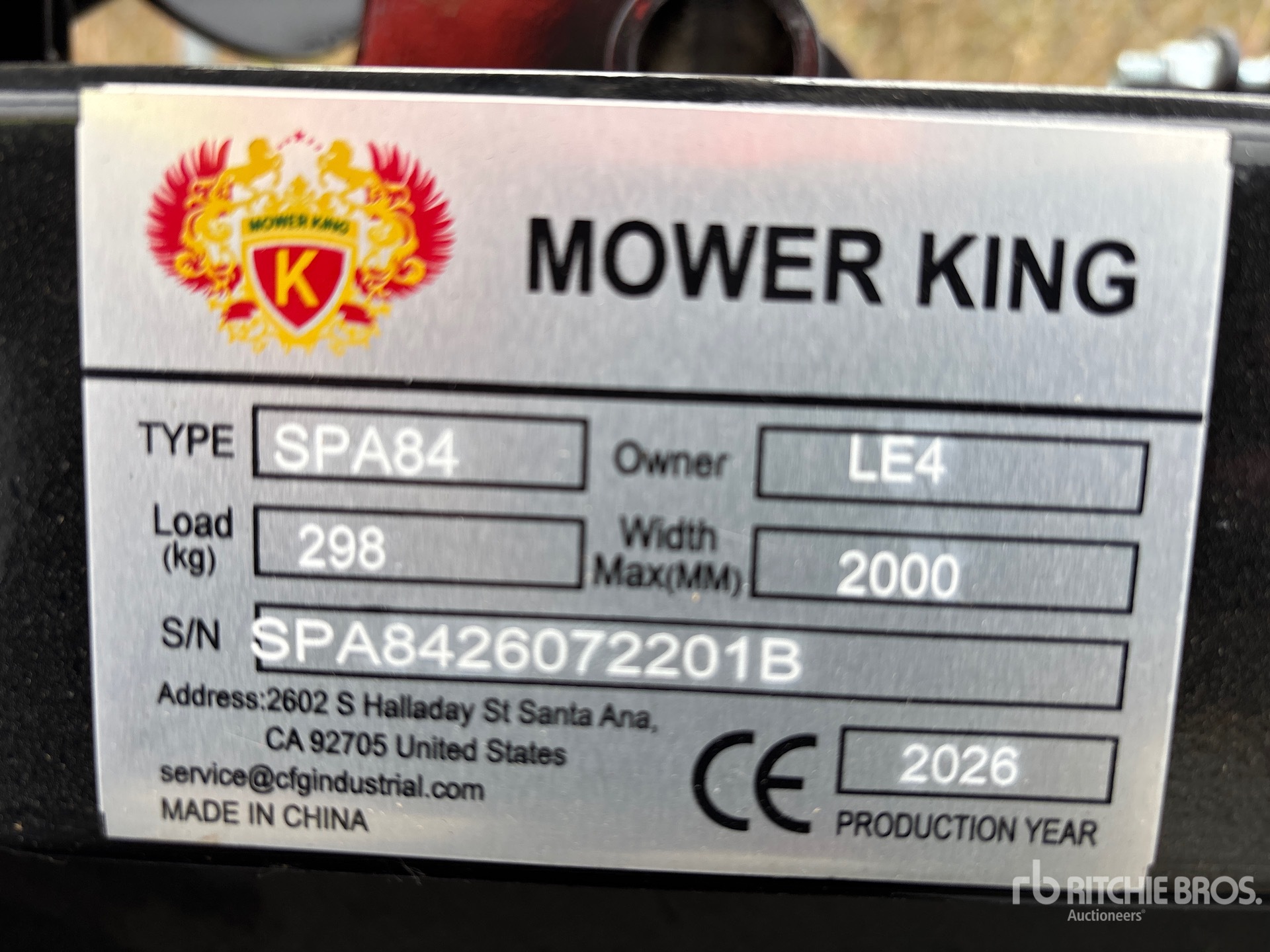 2026 Mower King SPA84