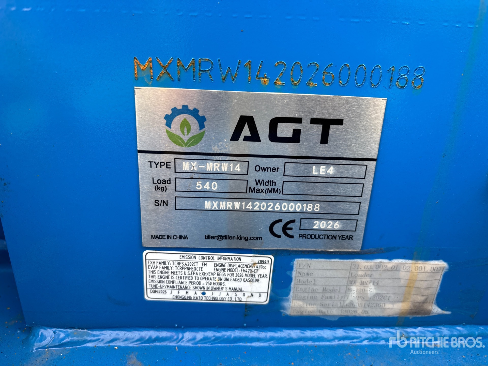 2026 AGT MX-MRW14