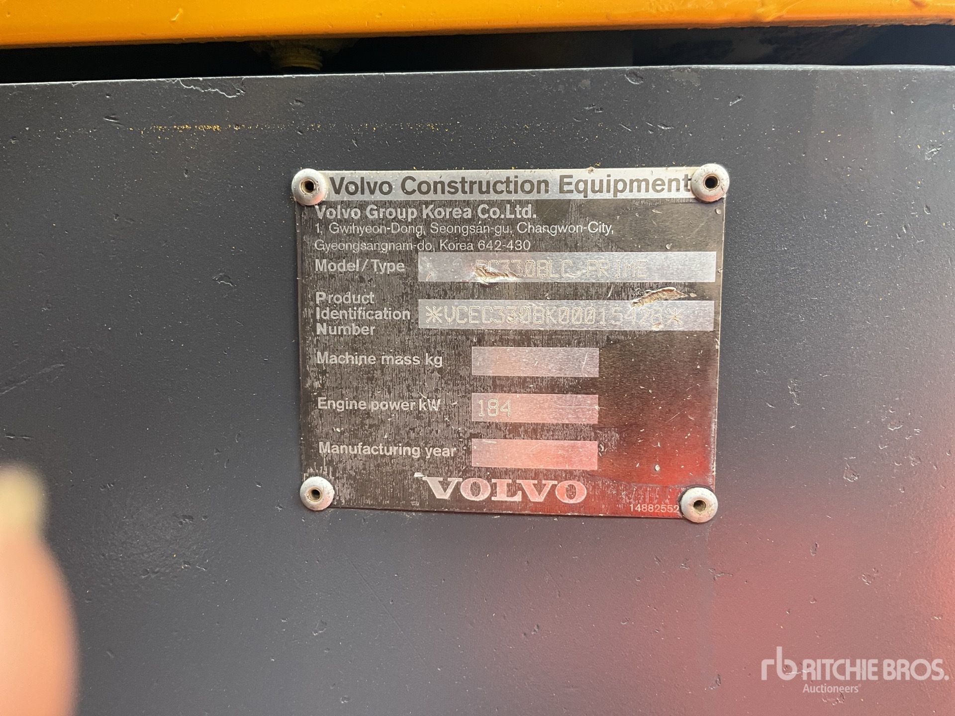 2013 Volvo EC 330 BLC