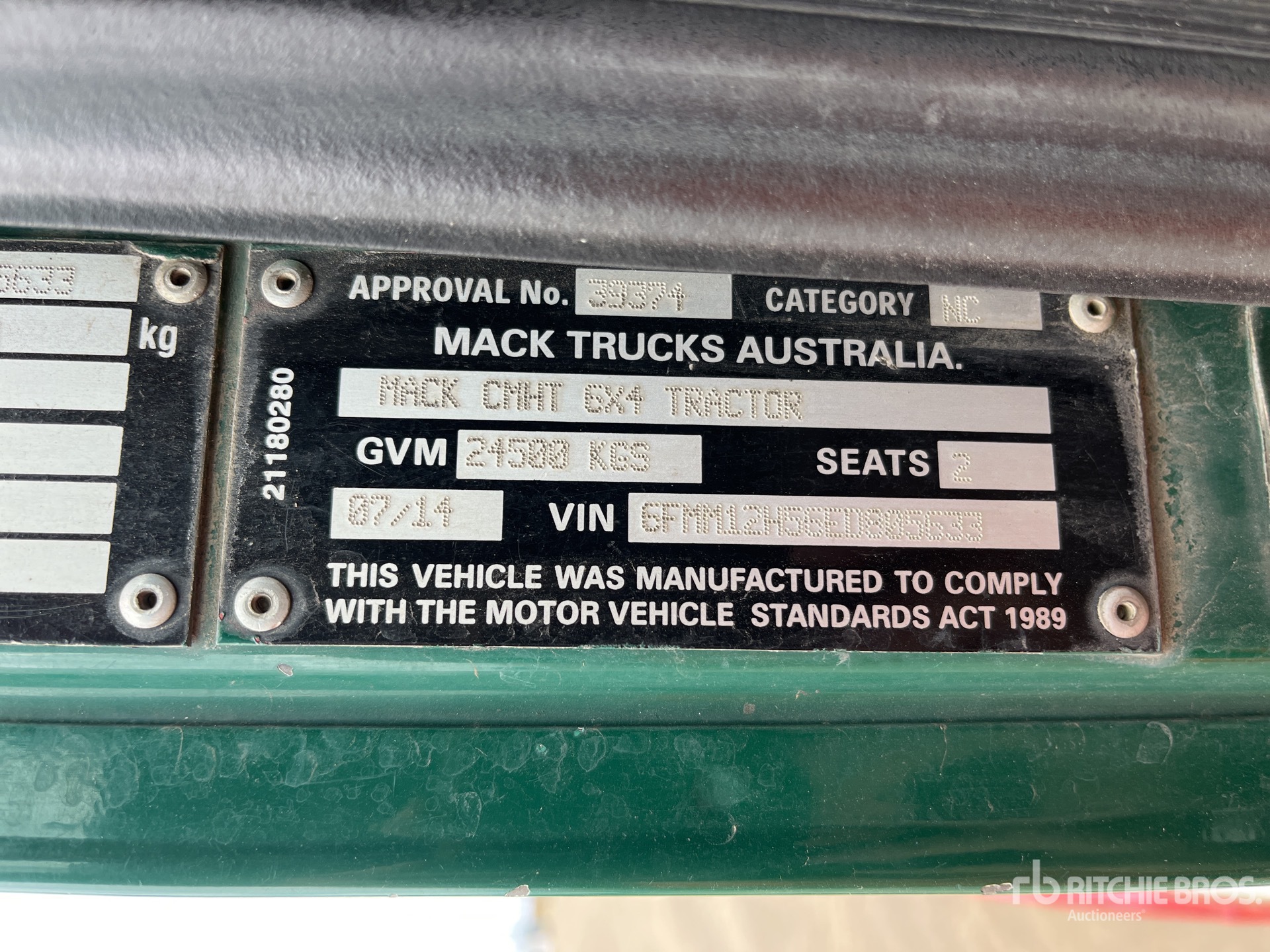 2014 Mack CMHT TRIDENT