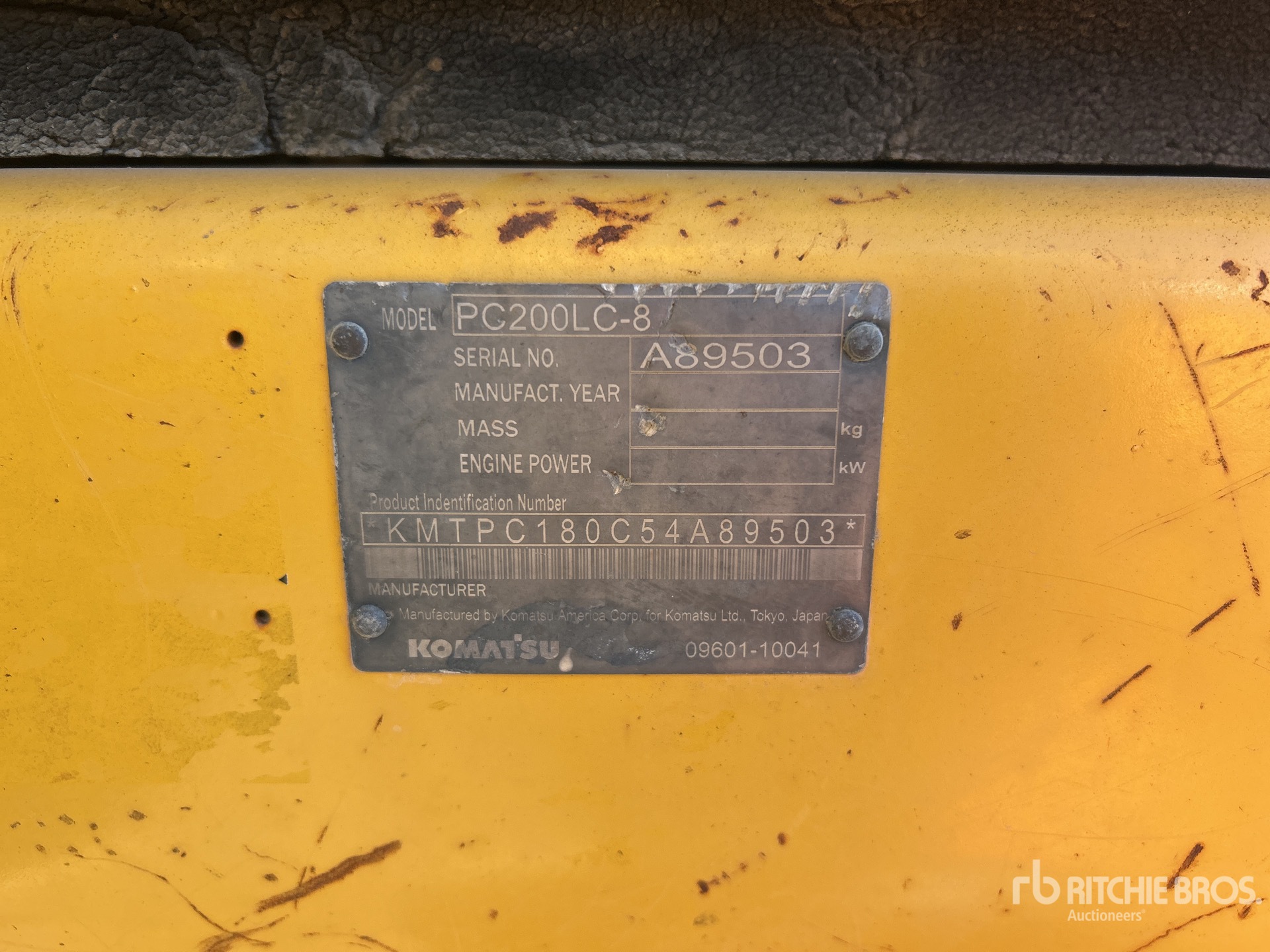 2010 Komatsu PC200LC-8