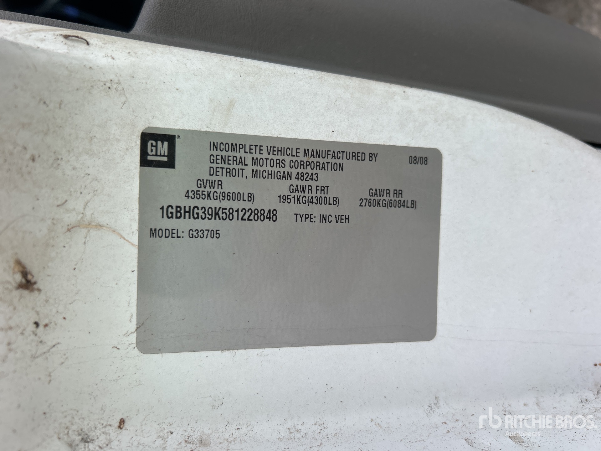 2008 Chevrolet EXPRESS 3500